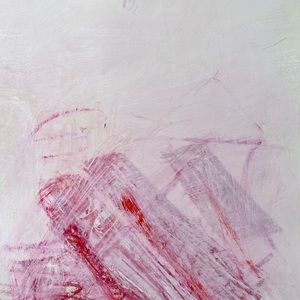 Pink abstract painting